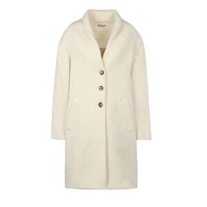Isabel Marant Étoile Sharon wool blend white boucle coat (US sz. 6)